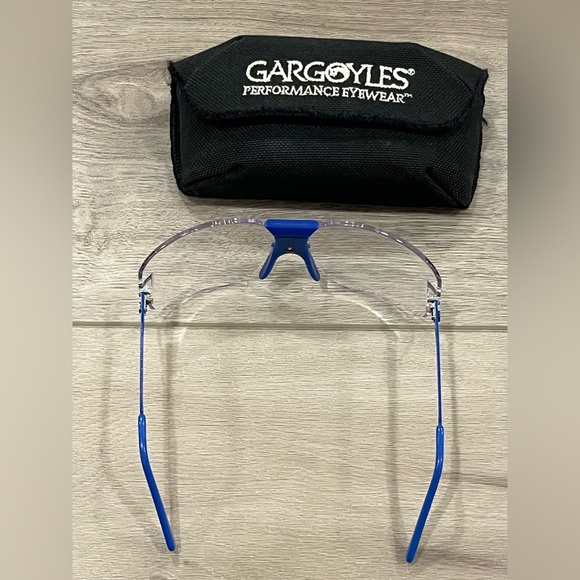 USA AUTHENTIC GARGOYLES clear lens / Blue frame ARNOLD TERMINATOR safety glass - Picture 4 of 6
